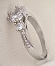 Pissara By Sukkhi Ravishing 925 Sterling Silver Cubic Zirconia Solitaire Ring|Authenticity Certificate, 925 Stamp