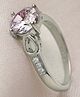 Pissara By Sukkhi Lavish 925 Sterling Silver Cubic Zirconia Solitaire Ring|Authenticity Certificate, 925 Stamp