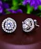 Pissara By Sukkhi Sparkling 925 Sterling Silver Cubic Zirconia Earrings For Women And Authenticity Certificate 925 Stamp
