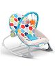 Baybee Bella 2 in 1 Baby Rocker and Bouncer for Newborn with Adjustable Seat, Calming Vibrations, Hanging Toys & Music (Blue)
