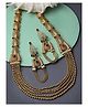 Sukkhi Intriguing Gold Plated Rani Haar Kundan Studded Matinee Necklace Set