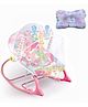 Safe-O-Kid Baby RockerCum Bouncer with Mosquito net,Neck Pillow Rocker (Pink)