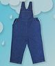 Pranava 100% Organic Cotton Sleeveless Denim Dungaree Dress - Blue