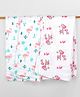 Moms Home Organic Cotton Soft Baby Muslin Swaddle Pack of 2 - Multicolor