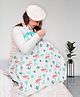 Moms Home Organic Cotton Muslin Nursing Cover For Breastfeeding Feeding Apron - Multicolor