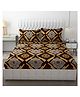 Fresh From Loom Microfiber King Size Bedsheet for Double Bed with 2 Pillow Covers , 90x95 Inches , Blue Grey