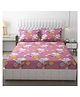 Fresh From Loom Microfiber King Size Bedsheet for Double Bed with 2 Pillow Covers , 90x95 Inches , Blue Grey
