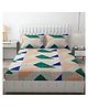 Fresh From Loom Microfiber King Size Bedsheet for Double Bed with 2 Pillow Covers , 90x95 Inches , Blue Grey