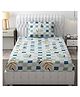 Fresh From Loom Microfiber Single Size Bedsheet  with 1 Pillow Covers