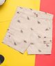 PURPLE UNITED KIDS Twill Vehicles Printed Shorts - Beige