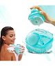 Majestique Liquid Dispensing Bath Scrubber, Bathing Body Scrub Sponge - 1Pc/Multicolour