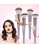 Majestique Premium Makeup Brush Set, Essential Brushes for Flawless Makeup Application - Pack of 4