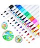 SUPER TOY 24 Shades Acrylic Marker Paint Pens - Multicolor