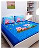 Athom Living Peppa Pig Digital Printed Cotton Kids Double Bedsheet 270x270 cm with 2 Pillow Cover