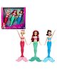 Disney Princess Ariel & Sister Mermaid Dolls - Height 29.5 cm