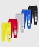 KUCHIPOO Pack Of 5 Superior & Advanced Text Printed Track Pants - Grey Blue Red Black & Yellow