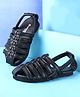 Cute Walk by Babyhug Back Covered Slip on Sandal - Black