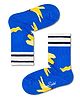 HAPPY SOCKS Organic Cotton Blend Banana Printed Socks - Blue