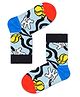 HAPPY SOCKS Organic Cotton Blend Disney Featuring Mickey Printed Socks - Grey