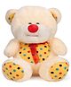 Dimpy Stuff Teddy Bear Soft Toy With Dotted Paw Cream - Height 36 cm