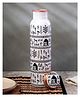 VoiDrop Meenakari Design 1 Ltr Leak Proof Pure Copper Water Bottle-Copper Vessel-An Ayuervedic Water Bottle-Capacity 34 Oz Pure Copper Bottle