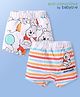 Babyoye Disney Lycra Knit Trunks With Winnie the Pooh Graphics Pack of 2 - White