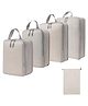 House of Quirk Compression Packing Cubes for Travel 5 Set Packing Cubes Travel Organizer Compressible Travel Essentials Packing Organizers Travel Essentials-Beige