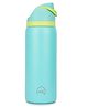 House of Quirk FreeSip Insulated Stainless Steel Water Bottle with Straw for Sports and Travel BPA-Free 950 ml-Turquoise
