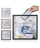 House of Quirk Travel Adventure Archive Shadow Box for Memories Shadow Keepsake Box with Slot On Top Life in a Shadow Box Travel Gift Frame Medium-Black
