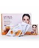 Lotus Herbals Radiance Boost Ubtan 4 IN 1 Gold Facial Kit | Turmeric -  Sandalwood -  Rose Water and 24k Gold flakes | Glowing Skin |Reducing Dark Spots | Paraben free |Vegan|188g