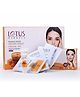 Lotus Herbals Radiance Boost Ubtan Single Gold Facial Kit | Turmeric -  Sandalwood -  Rose Water and 24k Gold flakes | Glowing Skin |Reducing Dark Spots | Paraben free |Vegan|47g
