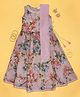 Akkriti by Pantaloons Sleeveless Printed Lehenga Set With Dupatta - Pink