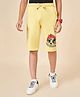 Coolsters by Pantaloons Cotton Wild Fire Text Printed Shorts - Yellow