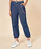 Coolsters by Pantaloons Cotton Solid Joggers - Blue