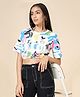 Coolsters by Pantaloons Cotton Half Sleeves Printed Tee - White