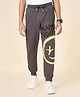 Coolsters by Pantaloons Cotton Printed Joggers - Charcoal
