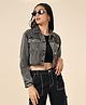 Coolsters by Pantaloons Full Sleeves Solid Denim Shirt - Black