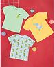 Pantaloons Baby Pack Of 3 Half Sleeves Crocodiles Printed Tees - Multi Colour