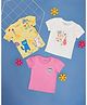 Pantaloons Baby Pack Of 3 Half Sleeves Animals Printed Tee - Multi Colour
