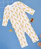 Pantaloons Baby Cotton Full Sleeves Giraffe Printed Coordinated Set - White
