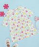 Pantaloons Baby Cotton Full Sleeves Floral Printed Dress - Off White