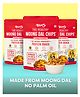 Troovy Healthy Snacks For Kids | Moong Dal Chips | Tasty & Protein Rich | No Junk | No Chemicals & Trans Fats - (Pack of 3, 70g per pack)