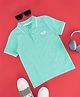 Pantaloons Junior Half Sleeves Solid Polo Tee - Blue