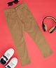 Pantaloons Junior Cotton Solid Pants - Tan