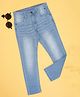 Pantaloons Junior Cotton Mild Washed Jeans - Blue