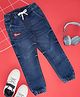 Pantaloons Junior Cotton Solid Jeans - Blue