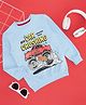 Pantaloons Junior Cotton Full Sleeves Graphic Printed Sweatshirt - Blue