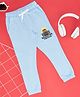 Pantaloons Junior Graphic Printed Joggers - Sky Blue