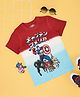 Pantaloons Junior Marvel Featuring Cotton Half Sleeves Captain America Printed Tee - White