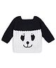 Windrop Solutions Wool Full Sleeves Crochet Face Detailed Sweater - White